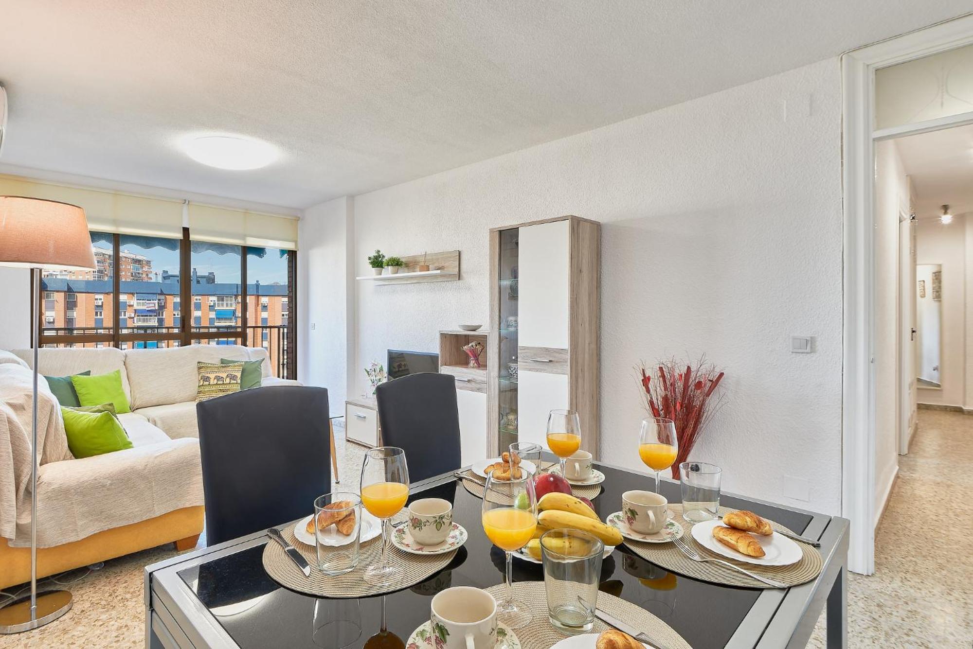 Luminoso Apartamento/ 5 Minutos De La Playa Малага Екстер'єр фото