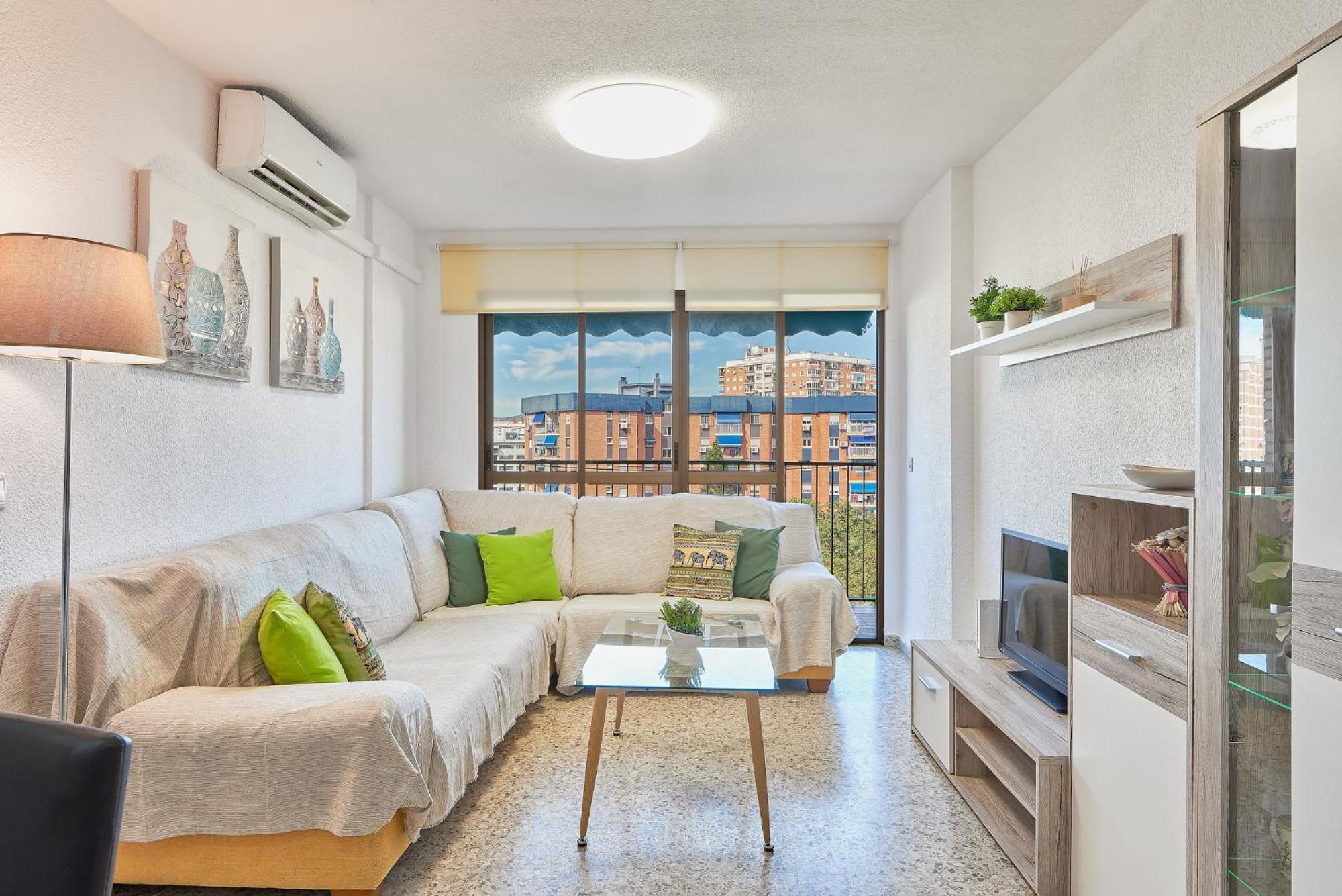 Luminoso Apartamento/ 5 Minutos De La Playa Малага Екстер'єр фото